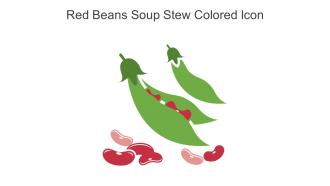 Red Beans Soup Stew Colored Icon In Powerpoint Pptx Png And Editable Eps Format