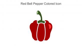 Red Bell Pepper Colored Icon In Powerpoint Pptx Png And Editable Eps Format