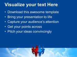 Red blue two teams holding puzzle powerpoint templates ppt themes and graphics 0213