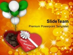 Red box of choclates with balloons powerpoint templates ppt themes and graphics 0213