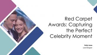 Red Carpet Awards Capturing The Perfect Celebrity Moment PPT Template AT