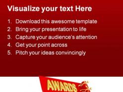 Red carpet awards events powerpoint templates and powerpoint backgrounds 0511