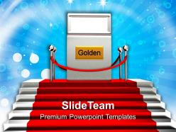 Red carpet stairway powerpoint templates ppt themes and graphics 0113