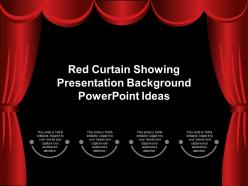 Red curtain showing presentation background powerpoint ideas