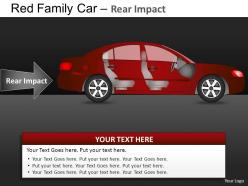 Red family car side view powerpoint presentation slides db