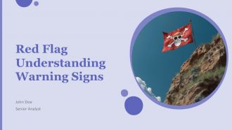 Red Flag Understanding Warning Signs PPT PowerPoint ACP