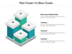 Red ocean vs blue ocean ppt powerpoint presentation file background images cpb