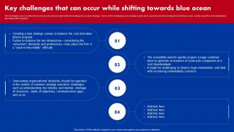 Red Ocean Vs Blue Ocean Strategy Key Challenges That Can Occur While Shifting