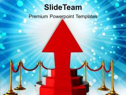 Red podium over shining bright background powerpoint templates ppt themes and graphics