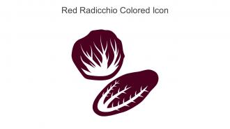Red Radicchio Colored Icon In Powerpoint Pptx Png And Editable Eps Format