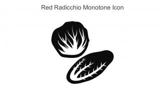 Red Radicchio Monotone Icon In Powerpoint Pptx Png And Editable Eps Format