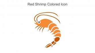 Red Shrimp Colored Icon In Powerpoint Pptx Png And Editable Eps Format