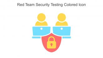 Red Team Security Testing Colored Icon In Powerpoint Pptx Png And Editable Eps Format