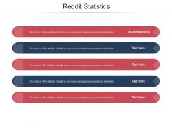 Reddit statistics ppt powerpoint presentation portfolio design templates cpb
