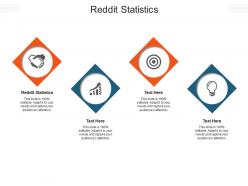 Reddit statistics ppt powerpoint presentation visual aids summary cpb