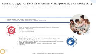 Redefining Digital Ads Space For Advertisers With App Tracking How Apple Connects With Potential Audience