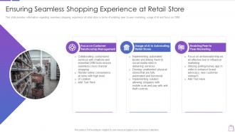 Redefining experiential commerce ensuring seamless shopping experience at retail