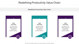 Redefining Productivity Value Chain In Powerpoint And Google Slides Cpb