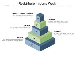 Redistribution income wealth ppt powerpoint presentation summary background images cpb