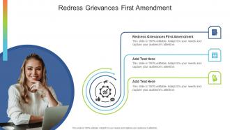 Redress Grievances First Amendment In Powerpoint And Google Slides Cpb