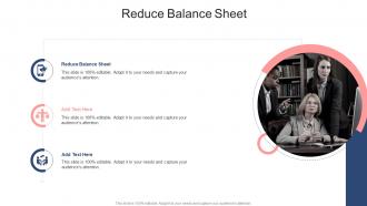 Reduce Balance Sheet In Powerpoint And Google Slides Cpb