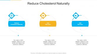 Reduce Cholesterol Naturally In Powerpoint And Google Slides Cpb