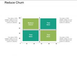 Reduce churn ppt powerpoint presentation infographics infographic template cpb