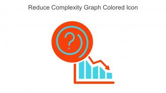 Reduce Complexity Graph Colored Icon In Powerpoint Pptx Png And Editable Eps Format