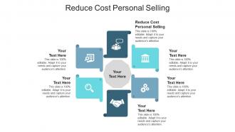 Reduce cost personal selling ppt powerpoint presentation infographic template template cpb