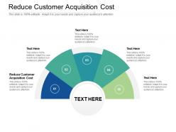 Reduce customer acquisition cost ppt powerpoint presentation styles deck cpb
