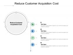 Reduce customer acquisition cost ppt powerpoint presentation summary cpb