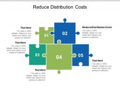 Reduce distribution costs ppt powerpoint presentation ideas graphics pictures cpb