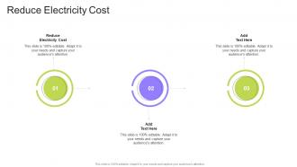 Reduce Electricity Cost In Powerpoint And Google Slides Cpb