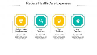 Reduce health care expenses ppt powerpoint presentation file clipart images cpb