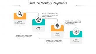 Reduce monthly payments ppt powerpoint presentation styles display cpb