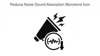 Reduce Noise Sound Absorption Monotone Icon In Powerpoint Pptx Png And Editable Eps Format