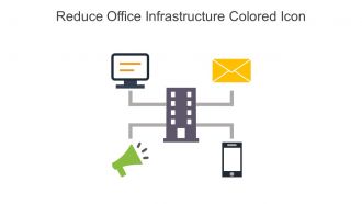 Reduce Office Infrastructure Colored Icon In Powerpoint Pptx Png And Editable Eps Format