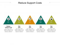 Reduce support costs ppt powerpoint presentation topics cpb