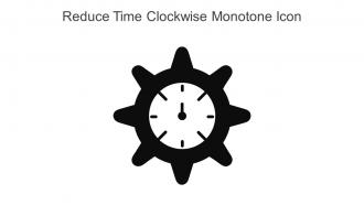 Reduce Time Clockwise Monotone Icon In Powerpoint Pptx Png And Editable Eps Format