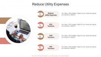 Reduce Utility Expenses In Powerpoint And Google Slides Cpb