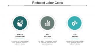 Reduced Labor Costs Ppt Powerpoint Presentation File Template Cpb