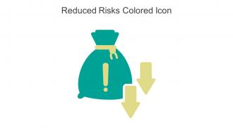 Reduced Risks Colored Icon In Powerpoint Pptx Png And Editable Eps Format