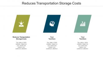 Reduces transportation storage costs ppt powerpoint presentation summary format ideas cpb