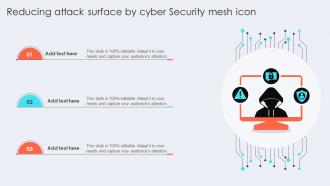 Reducing Attack Surface By Cyber Security Mesh Icon