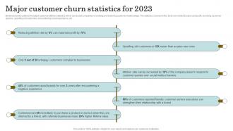 Reducing Client Attrition Rate Major Customer Churn Statistics For 2023