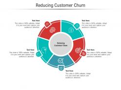 Reducing customer churn ppt powerpoint presentation ideas example cpb