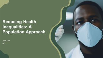 Reducing Health Inequalities A Population Approach PPT Presentation AT