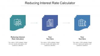 Reducing Interest Rate Calculator Ppt Powerpoint Presentation Icon Mockup Cpb