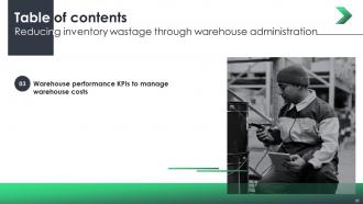 Reducing Inventory Wastage Through Warehouse Administration Powerpoint Presentation Slides Customizable Unique