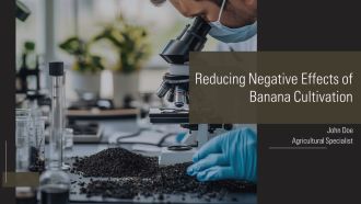 Reducing Negative Effects Of Banana Cultivation PPT Presentation AT